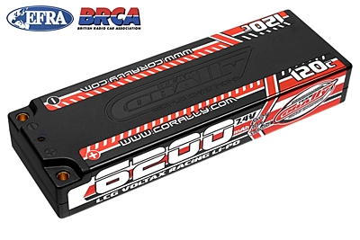 Corally Voltax LCG 6200mAh 7.4V 2S 120C LiPo (4mm, 268g) 1 b 0 a8855 2