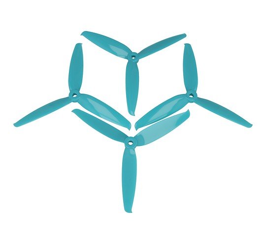 Gemfan 6042 6x4.2 Flash 3 Blade Propeller Azul 2xCW 2xCCW 6 pulgadas 1 6936572273051 m