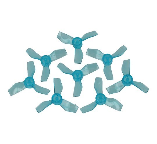 Gemfan 1219 Hélice de 3 palas de 31 mm Agujero de 0,8 mm Azul claro 4xCW 4xCCW 1 6936572274638 m