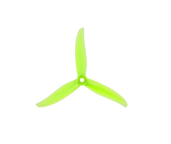 Gemfan SBANG 4934-3 Durable Hélice de 3 palas 4.9 pulgadas CW Amarillo neón 1 GEM PMPC4934 3YR m 1