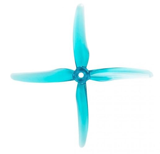 Gemfan 51455 Hurricane 4 Blade Propeller Azul claro 4 piezas 5 pulgadas 1 Gemfan 51455 Hurricane 4 Blatt Propeller Klar Blau 4 St ck m