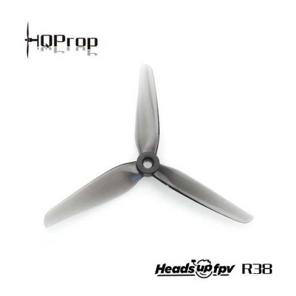 HQProp HeadsUp Racing FPV Propeller R38 Grey 5 1 Zoll m
