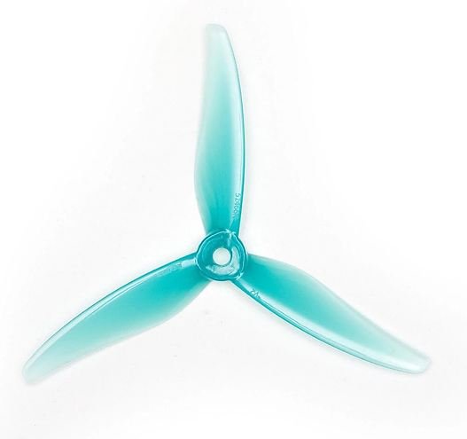 Gemfan Hurricane MCK 51466-3 Hélice de 3 palas 5.1 pulgadas Wave Blue 1 Hurricane MCK 51466 wave blue m