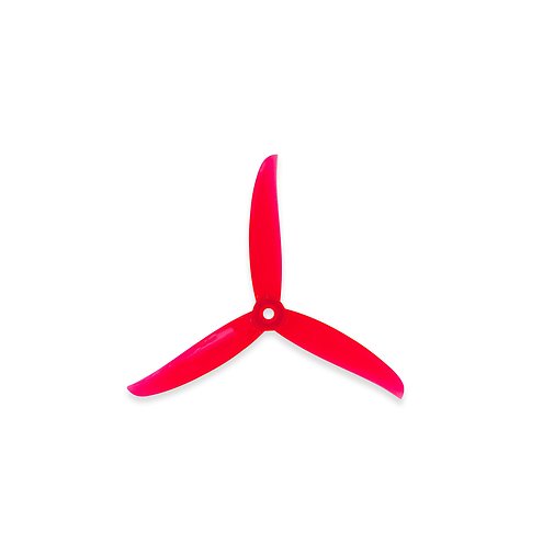 Gemfan Vannystyle 5136-3 Propeller 3-Blade Durable 5.15 pulgadas Rojo translúcido 1 PMPC5136 3R m