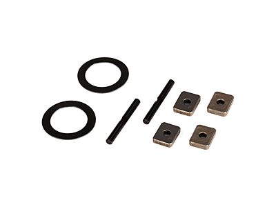 Traxxas Spider Gear Shaft (2pcs) + Spacers (4pcs) 1 TRA7783