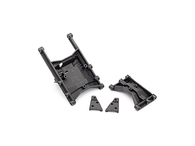 Traxxas Chassis Crossmember and Shock Mounts 1 TRA8830