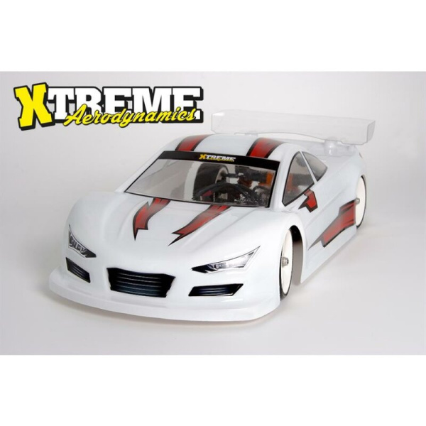 xtreme 1 10 hurricane touring car clear body 075mm 190mm 1