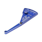 JConcepts aluminio Ride Height Gauge w/carcasa (azul·ajustable 10-40mm)