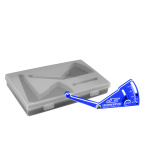 JConcepts aluminio Ride Height Gauge w/carcasa (negro·ajustable 10-40mm) - Imagen 2