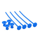 JConcepts 1/10Th off-road neumático Stick - Hold 4 rueda completa (azul)