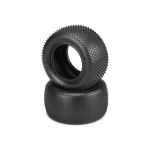 JConcepts Stadium Truck pasador Downs trasero (rosa - Medium Soft) con Grey Inserts (2 unidades)