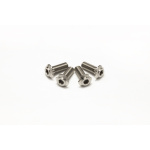 Hiro Seiko titanio Low Pro Head tornillo M3x8 (4 unidades)