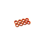 Hiro Seiko 3mm aluminio Countersunk arandela (S-Size·naranja·8 unidades)