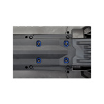 Traxxas soporte de aluminio de motor arandela con 4x18mm tornillo de cabeza redonda (azul, 4 unidades) - Imagen 2