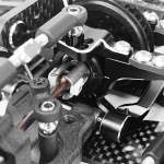 1up Racing 3x6x2mm Precision aluminio arandela de ajuste - negro (12 unidades) - Imagen 2