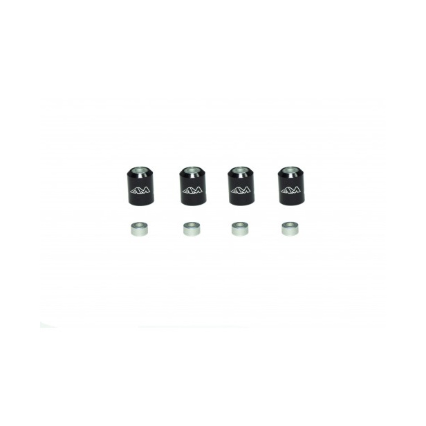 AM-190044 Arrowmax poste de carrocería Marker para 1/10 coche (negro, 4 unidades) - Imagen 1