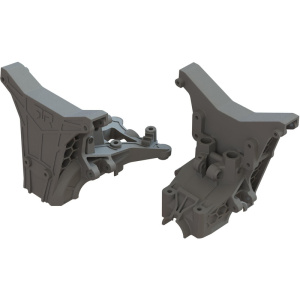 Arrma delantero & trasero composite superior caja de transmisión tapa/torreta de amortiguadores juego