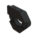 Arrma Arrma Sliding soporte de placa de motor (negro)