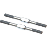 Arrma acero tirante ajustable M4x60mm (plata, 2 unidades)