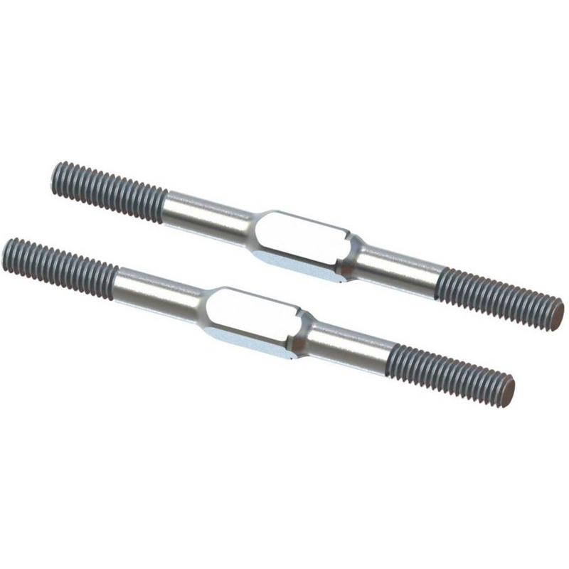 ARA340177 Arrma acero tirante ajustable M4x60mm (plata, 2 unidades) - Imagen 1