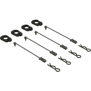 Arrma clip de carrocería Retainers 1/5 Scale (4 unidades)