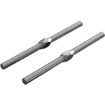 Arrma acero tirante ajustable M4x71mm (negro, 2 unidades)