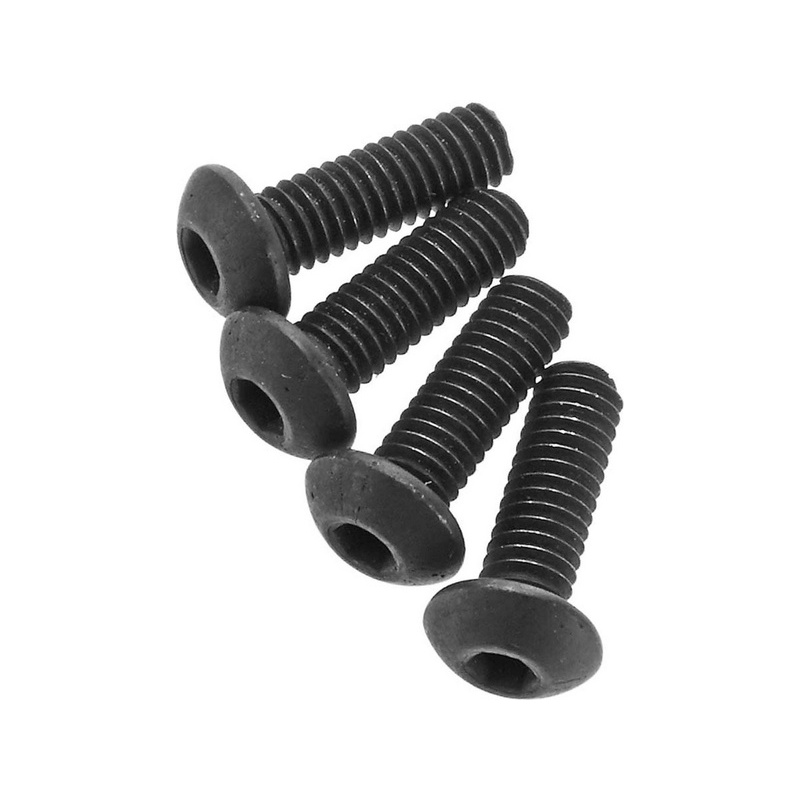 ARAC9860 Arrma Button Head Hex Socket tornillo M4x12mm (4 unidades) - Imagen 1