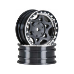Axial 1.9 Walker Evans rueda (Chrome/negro, 2 unidades)