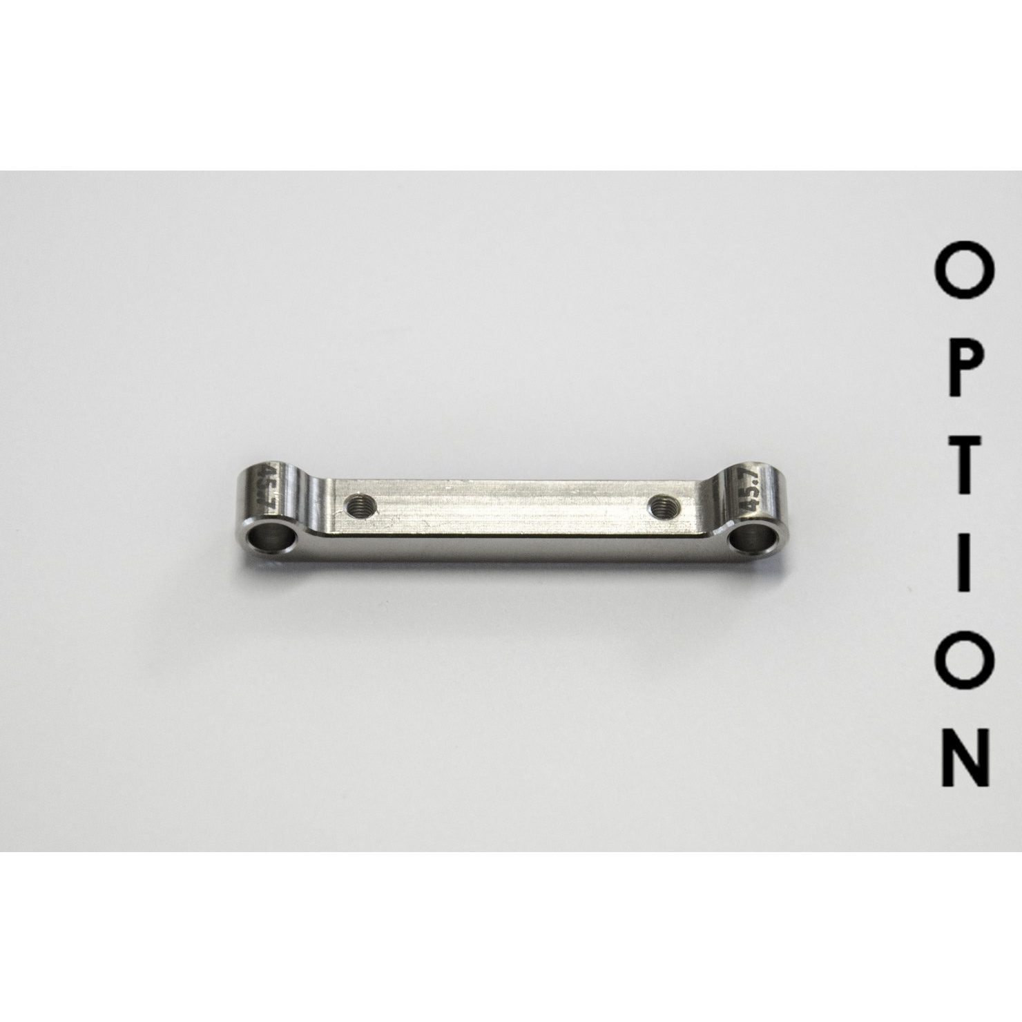 B7-3157BB Yokomo Europe BD7 latón -1mm inferior soporte de suspensión (45.7mm·13.5g) - Imagen 1