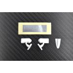 Reve D FLEX GT Mirror tipo-B (blanco, Antenna / Mirror Sticker / tornillo)