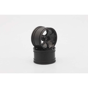 Yokomo GT1 llanta delantera (negro/2 unidades)