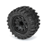 Pro-Line 1/10 Hyrax F/R 2.8" MT rueda completa 12mm/14mm Black Raid (2) - Imagen 4