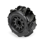 Pro-Line 1/8 Dumont F/R 3.8" MT rueda completa 17mm Black Raid (2) - Imagen 5
