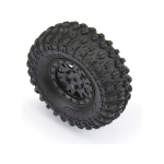 Pro-Line 1/24 Hyrax delantero/trasero 1.0" rueda completa 7mm Black Impulse (4): SCX24 - Imagen 5