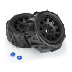 Pro-Line 1/6 Dumont Sand/Snow F/R 5.7" neumático MTD 24mm Black Raid (2) - Imagen 3