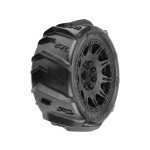 Pro-Line 1/6 Dumont Sand/Snow F/R 5.7" neumático MTD 24mm Black Raid (2)