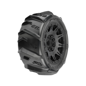Pro-Line 1/6 Dumont Sand/Snow F/R 5.7" neumático MTD 24mm Black Raid (2)