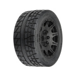 Pro-Line 1/6 Menace HP BELTED F/R 5.7" MT rueda completa 24mm Blk Raid (2)