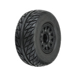 Pro-Line Street Fighter delantero/trasero 2.2"/3.0" 1/10 SC Mounted on 12mm Black Raid rueda (2 unidades)