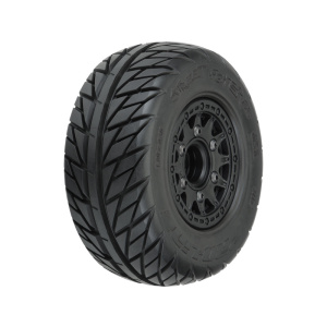 Pro-Line Street Fighter delantero/trasero 2.2"/3.0" 1/10 SC Mounted on 12mm Black Raid rueda (2 unidades)