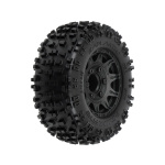 Pro-Line 1/10 Badlands F/R 2.8" MT rueda completa 12mm/14mm Black Raid (2)