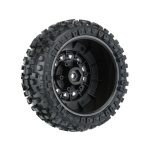Pro-Line Badlands delantero/trasero 2.2"/3.0" 1/10 SC Mounted on 12mm Black Raid rueda (2 unidades) - Imagen 2