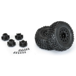 Pro-Line Badlands delantero/trasero 2.2"/3.0" 1/10 SC Mounted on 12mm Black Raid rueda (2 unidades) - Imagen 4