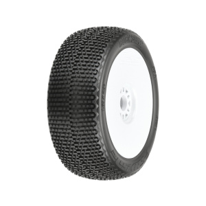 Pro-Line Buck Shot M3 1/8 Buggy rueda completa on 17mm White Velocity rueda (2 unidades)