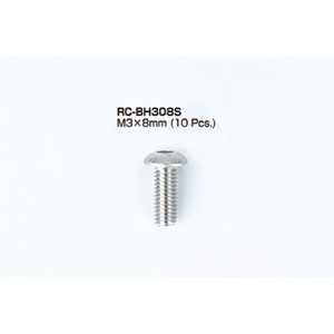 Reve D acero inoxidable BH tornillo (M3×8mm, 10 unidades)