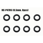Reve D POM 4mm × 7mm separador (0.5mm thickness, 8 unidades)
