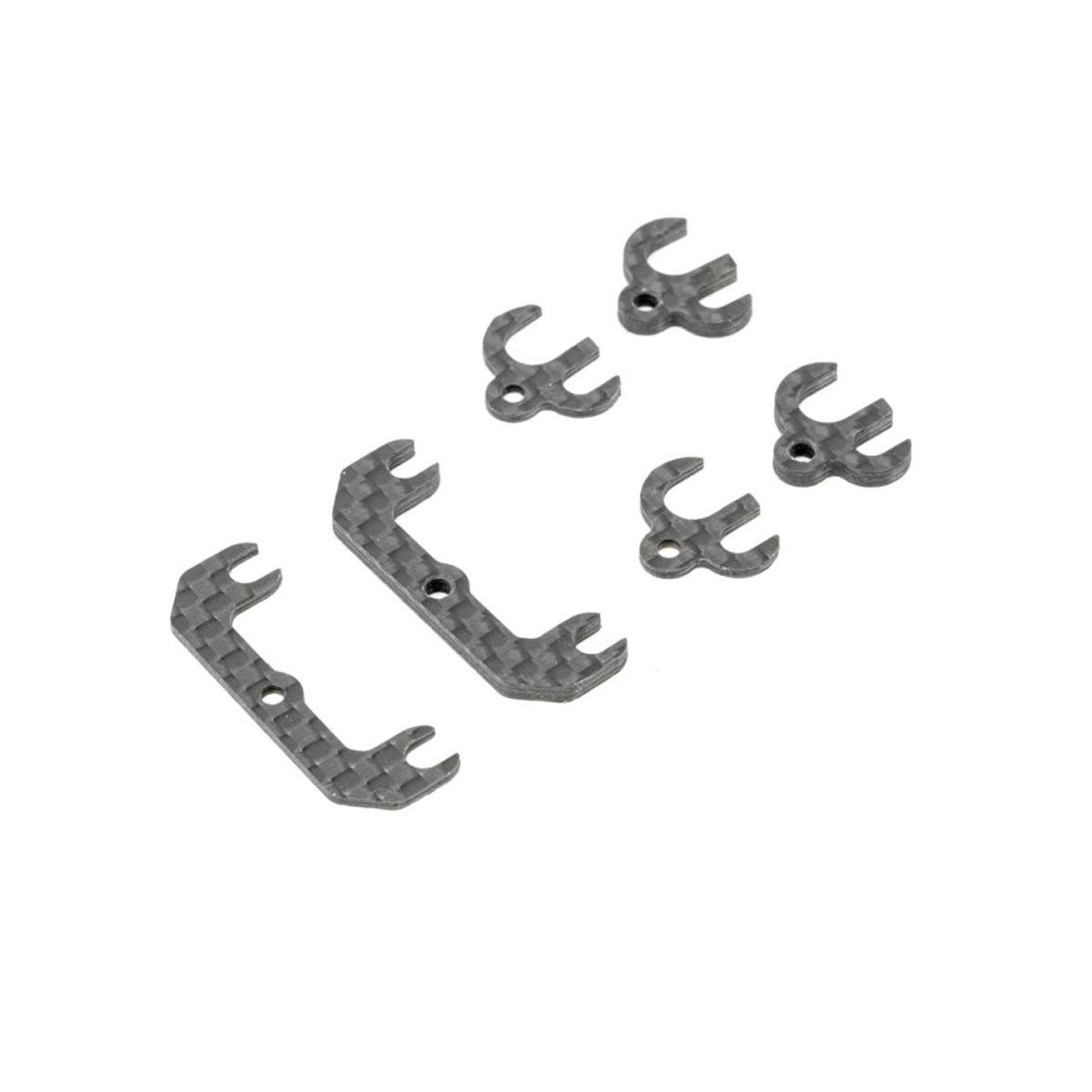 RCM-MTC2-RBMS RC Maker carbono "Quick Adjust" soporte trasero de carrocería separador para Mugen MTC2 - Imagen 1