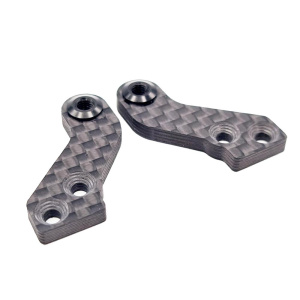 RC Maker HD carbono delantero dirección brazo para Xray T4'20