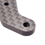 RC Maker HD carbono delantero dirección brazo para Xray T4'20 - Imagen 4