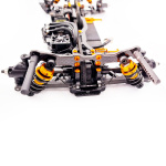 RC Maker GeoCarbon trasero ajustable HRP torreta de amortiguadores para Xray T4'20 (Standard Height) - Imagen 4
